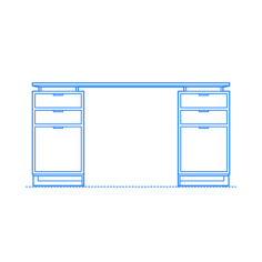 Furniture Desks Fullerton Modular Desk Drawers Engraving Svg Design, Free Vectors File